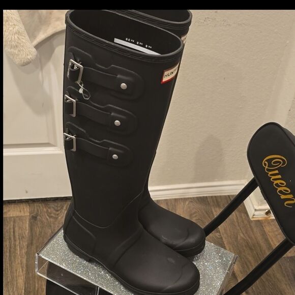 Hunter Original Tall Mercury Multi- Buckle Boot - Picture 12 of 12